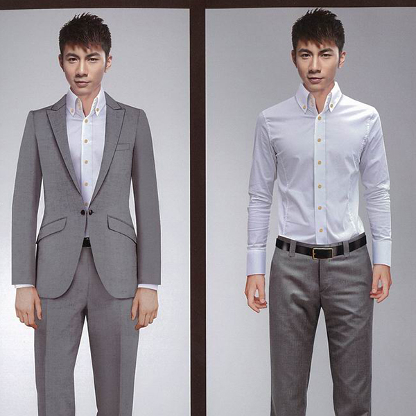 西服-职业装为什么要量身定做？---工服美