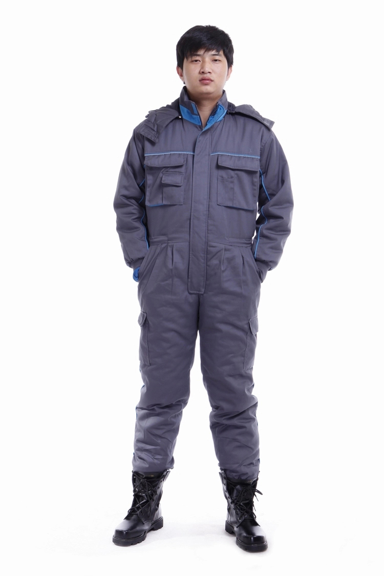 铁灰色连体工作服