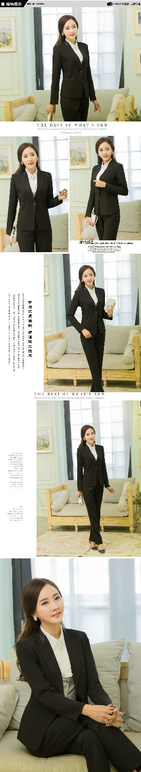 女性休闲一粒扣西装